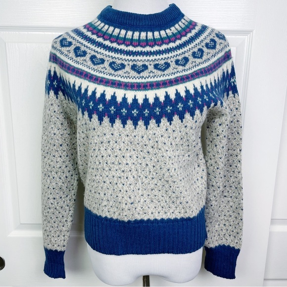 Woolrich Sweaters - Vintage Woolrich Womens Fair Isle Wool Sweater Size Small Excellent